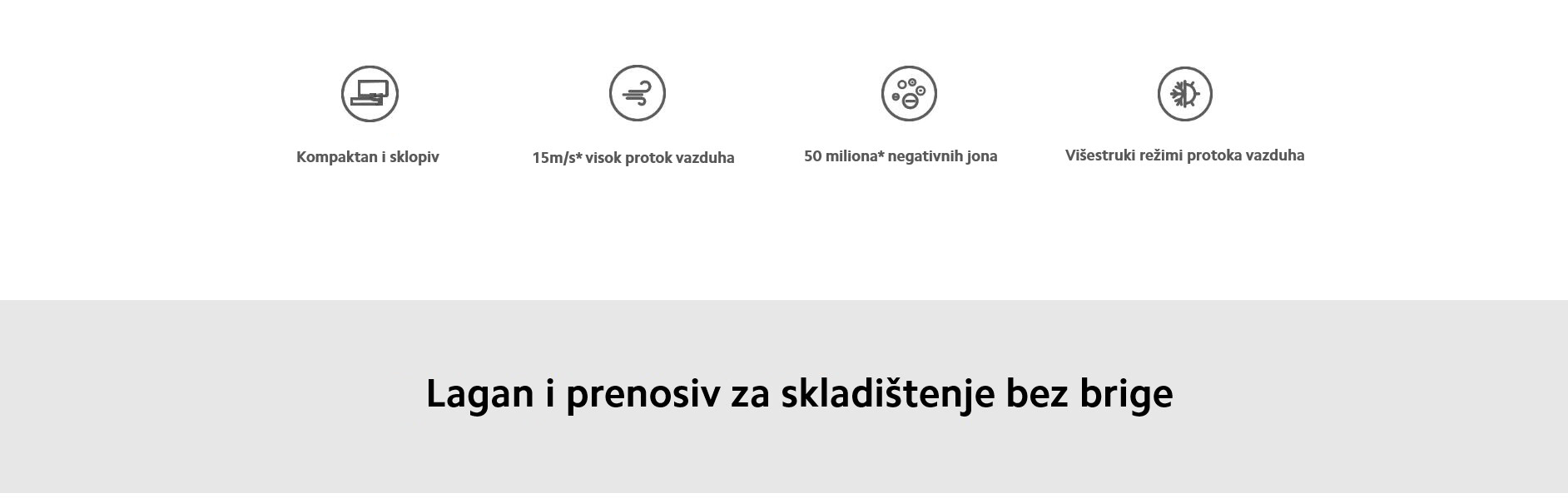 XIAOMI | BHR7474EU | BHR7475EU | Compact fen za kosu H101 rozi/beli
