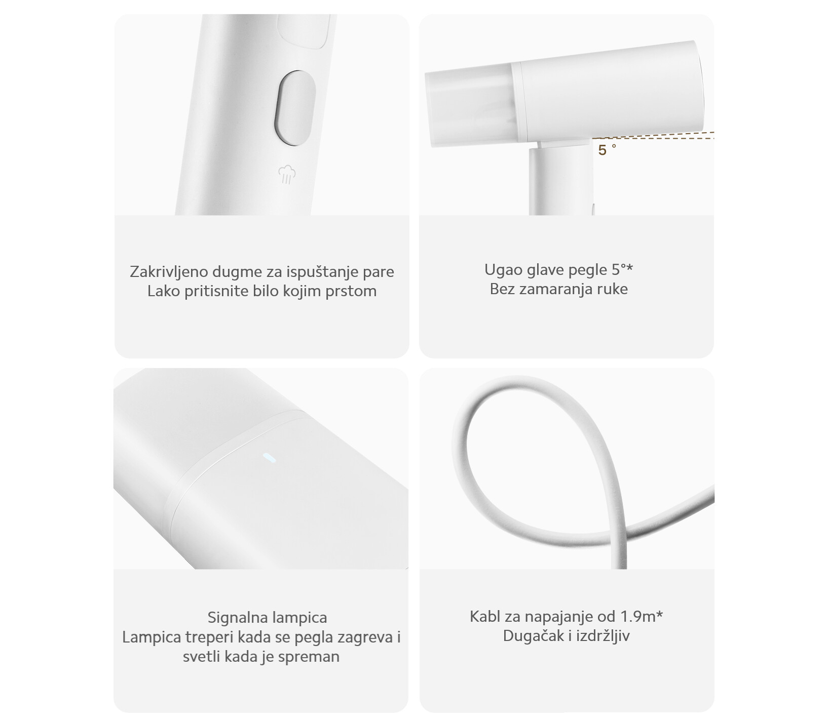 XIAOMI | BHR8269EU | Ručna pegla na paru