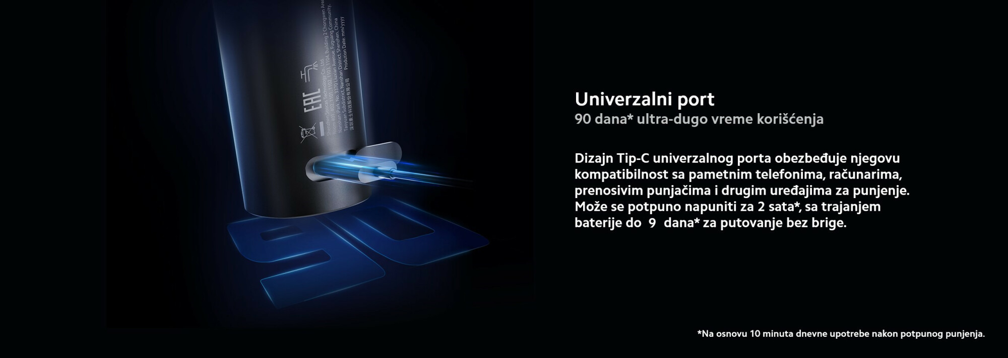 XIAOMI BHR7450EU S301 trimer za bradu EU