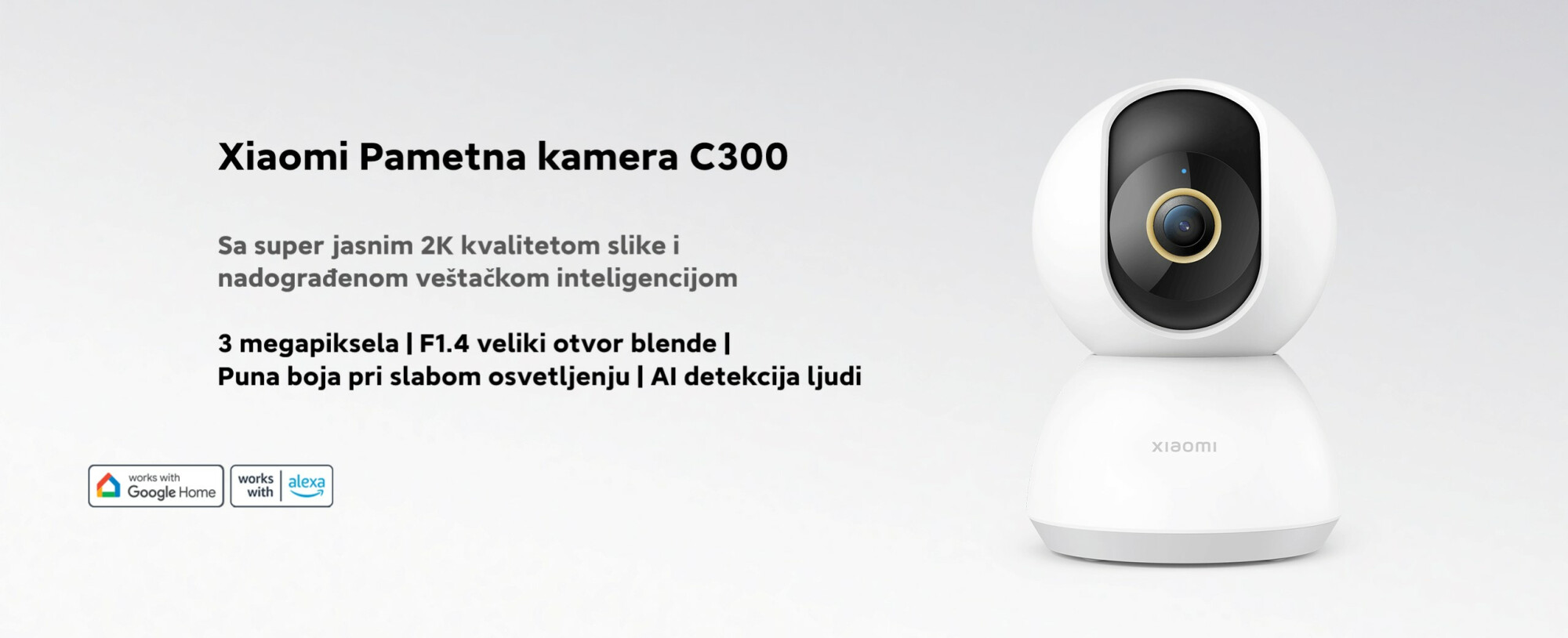 XIAOMI Mi Smart C300 kamera