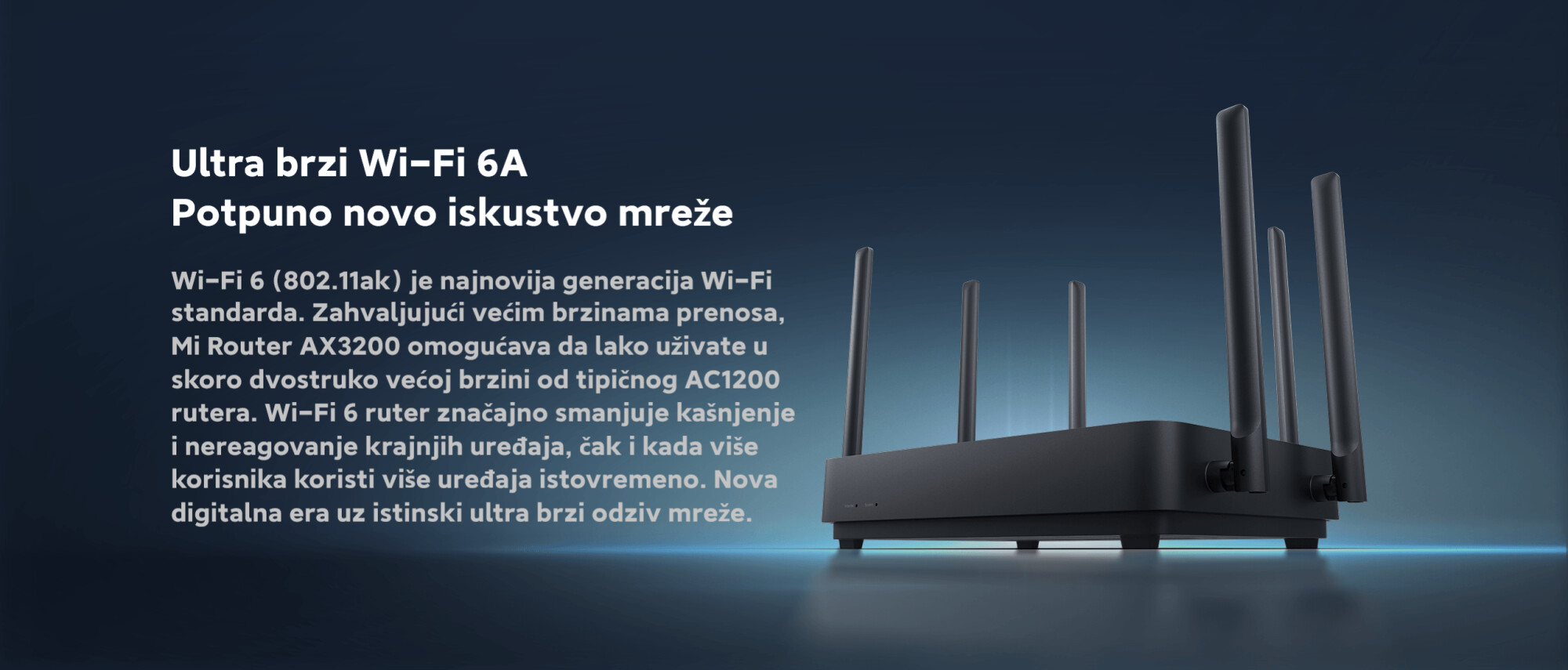 XIAOMI | AX3200 Wi-Fi 6 ruter | DVB4314GL