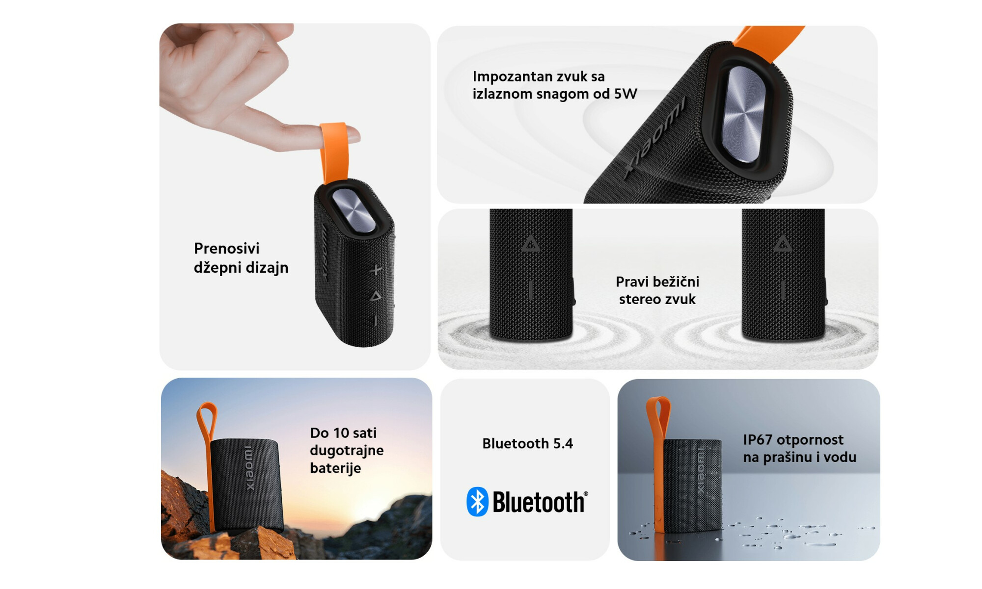 XIAOMI | Portable Bluetooth zvučnik 5W | QBH4269GL