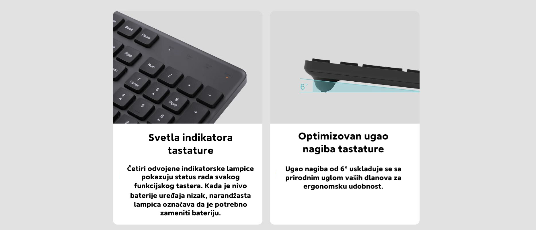 XIAOMI | Wireless tastatura i miš | BHR6100GL