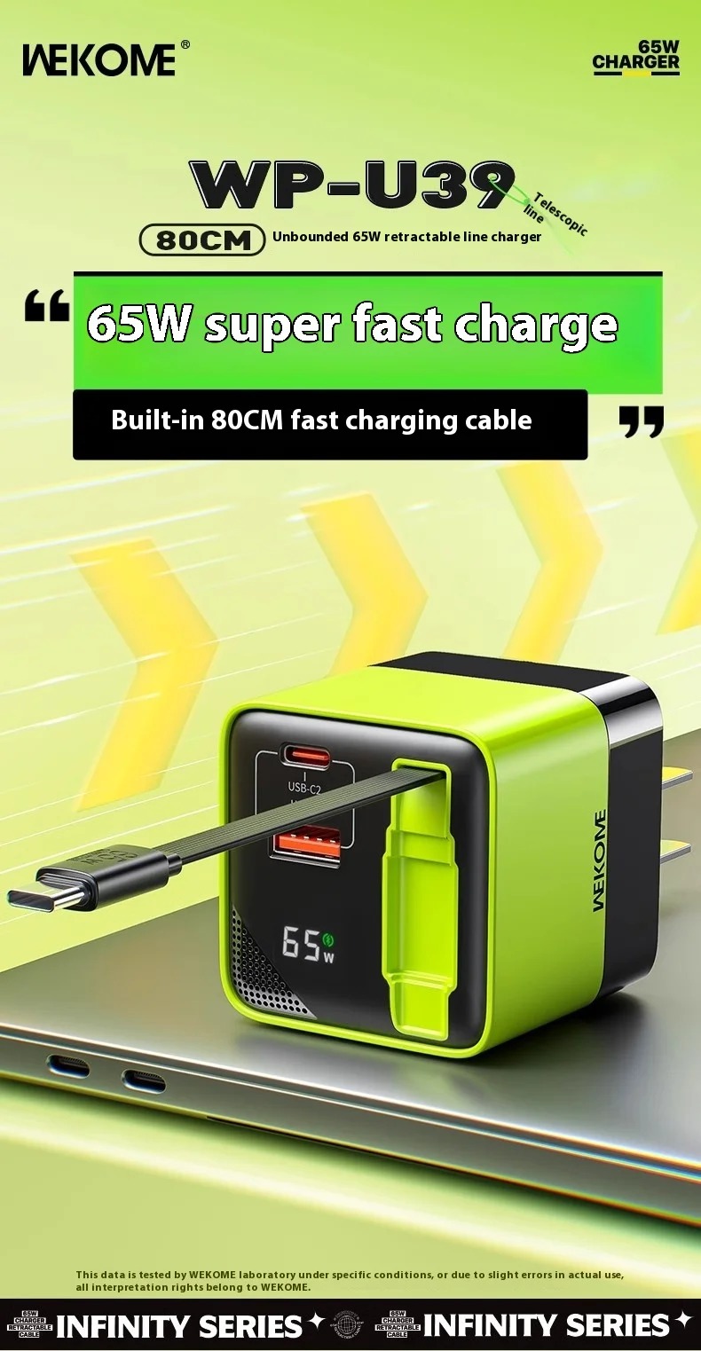 WEKOME WP-U39 Superbrzi strujni GaN punjač