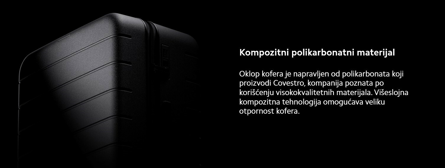 XIAOMI Luggage Classic 20 inča crni kofer