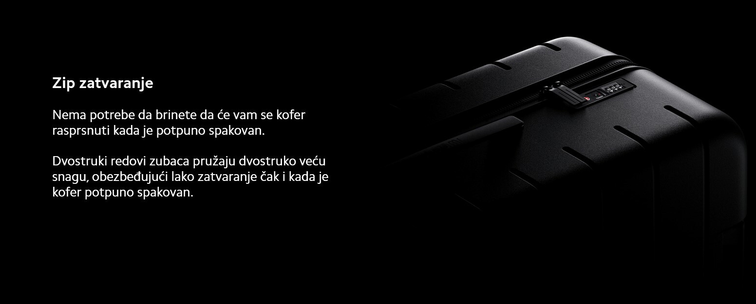XIAOMI Luggage Classic 20 inča crni kofer