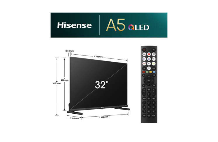 Hisense 32 inča 32A5NQ QLED Smart TV