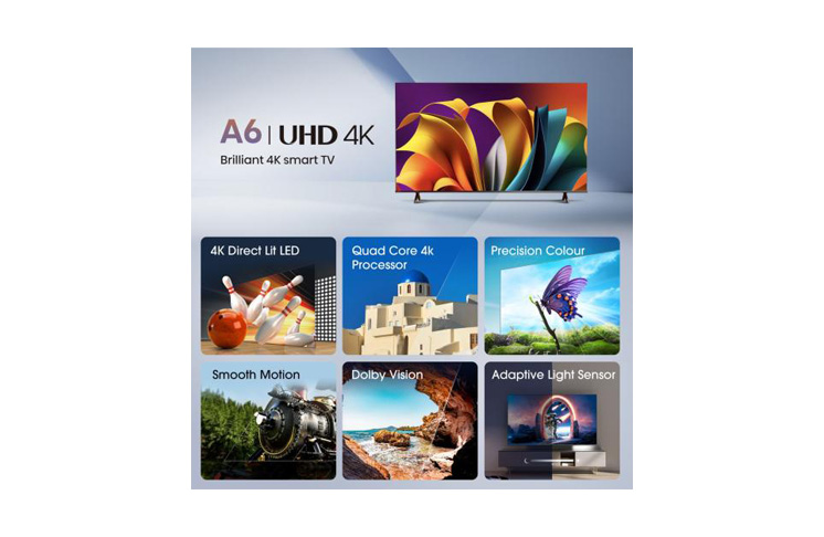 Hisense 43 inča 43A6N LED 4K Ultra HD Smart TV