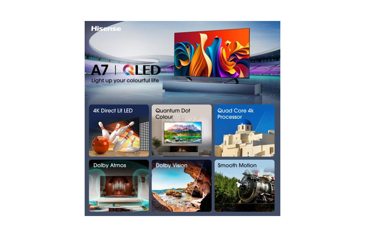 Hisense 55 inča 55A7NQ QLED 4K UHD Smart TV