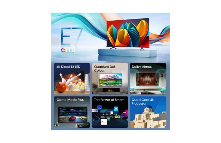 Hisense 65 inča 65E7NQ QLED 4K UHD Smart TV