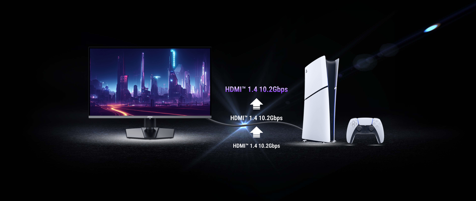 MSI 27 inča MAG 271QP QD-OLED X24 gaming monitor