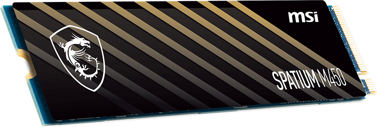 MSI SPATIUM M450 PCIe 4.0 NVMe M.2 500GB SSD