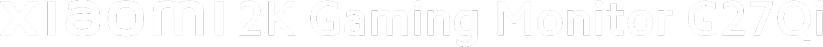 Xiaomi 27 inča 2K gaming monitor G27Qi