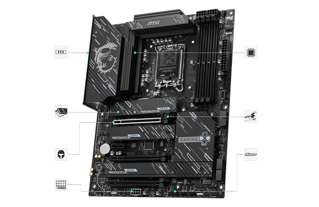 MSI Z890 GAMING PLUS WIFI matična ploča