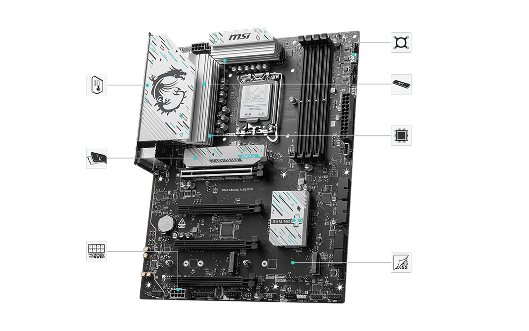 MSI B860 GAMING PLUS WIFI matična ploča