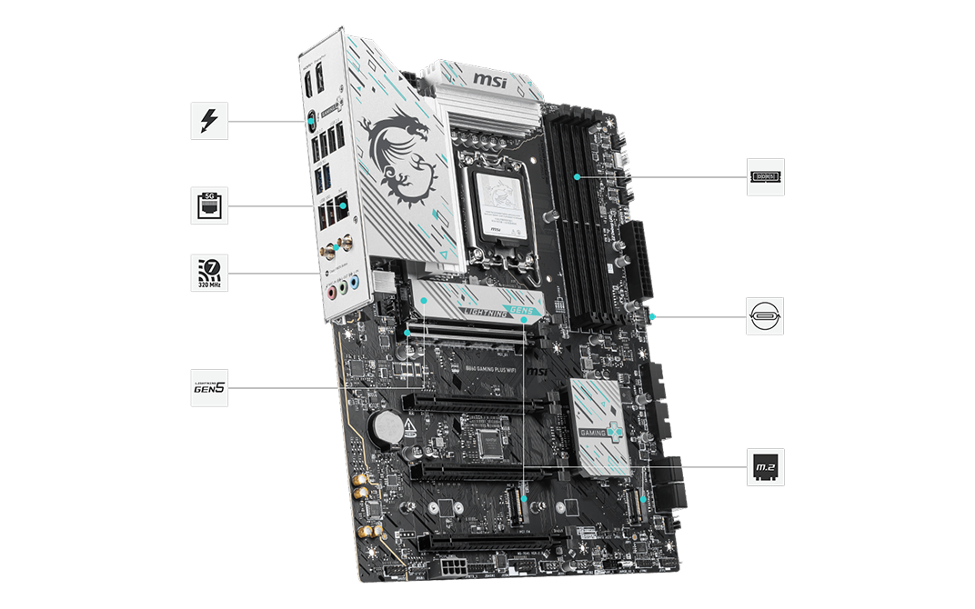 MSI B860 GAMING PLUS WIFI matična ploča