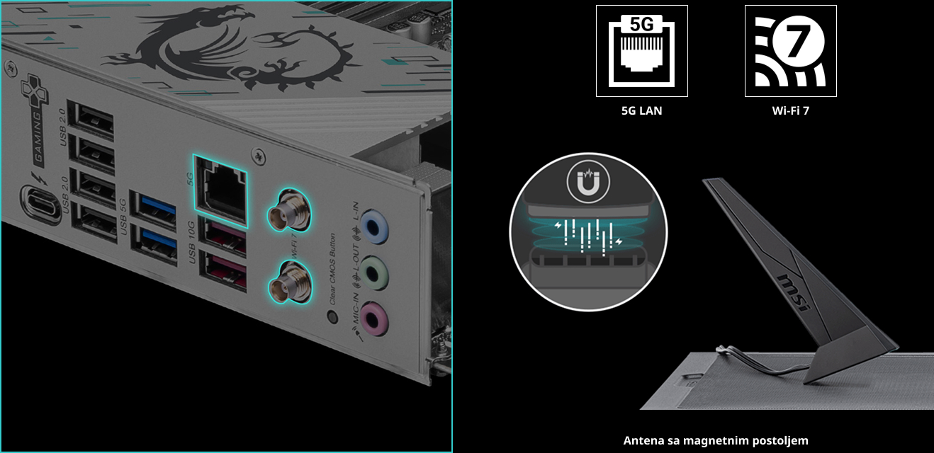 MSI B860 GAMING PLUS WIFI matična ploča