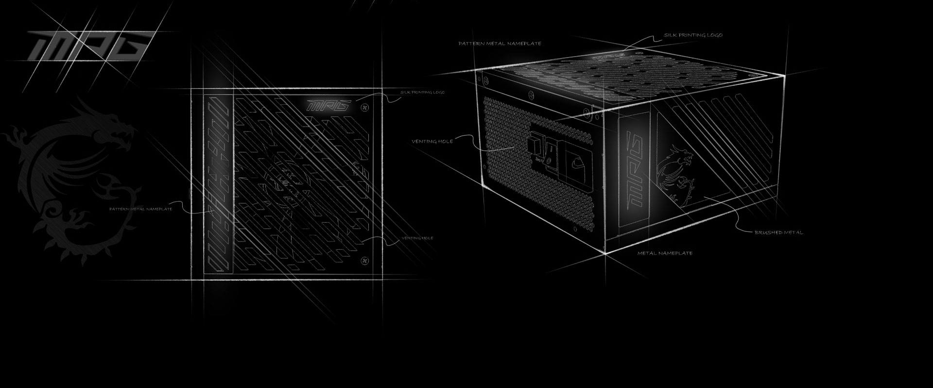 MSI MPG A1000G PCIE5 napajanje
