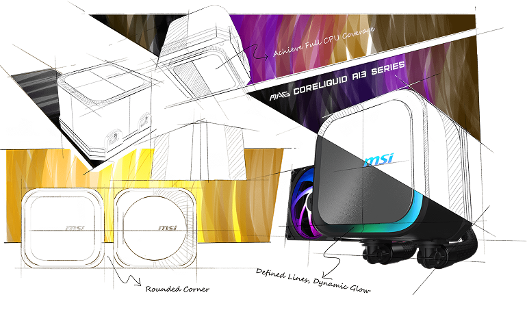 MSI MAG CORELIQUID A13 360 vodeno hlađenje belo