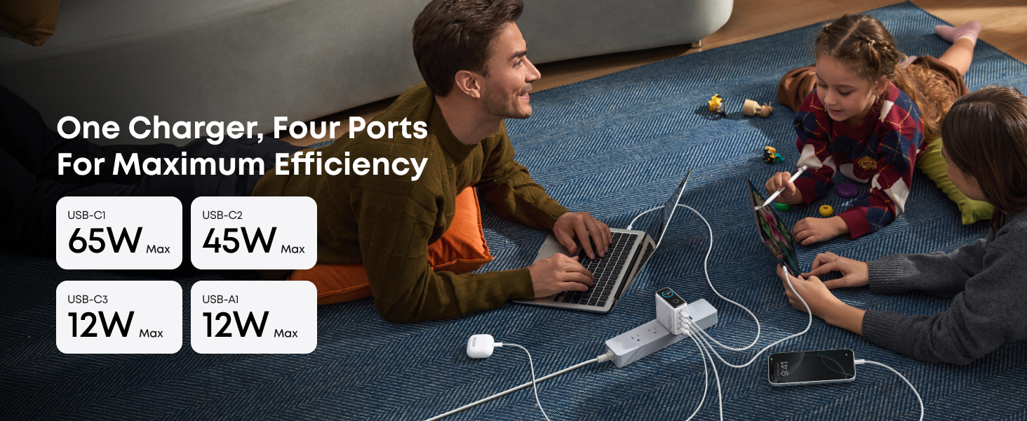 Anker Zolo Power Bank 25K, 165W, Built-In USB-C