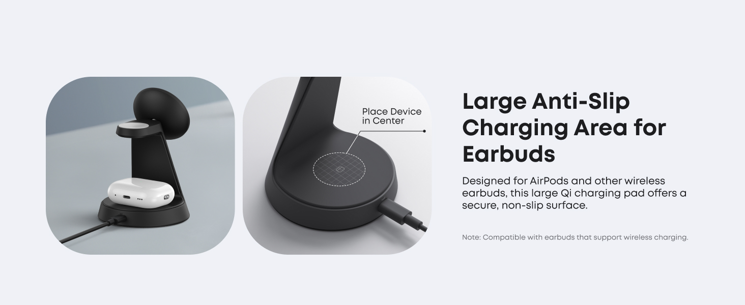 Anker MagGo Wireless Charging Station 3-in-1, Dock Stand cable and charger bundle