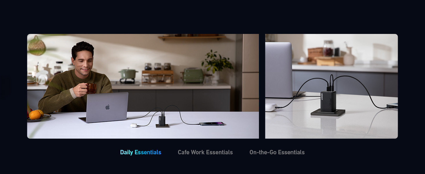 Anker Prime Charger 100W, 3 Ports, GaNPrime