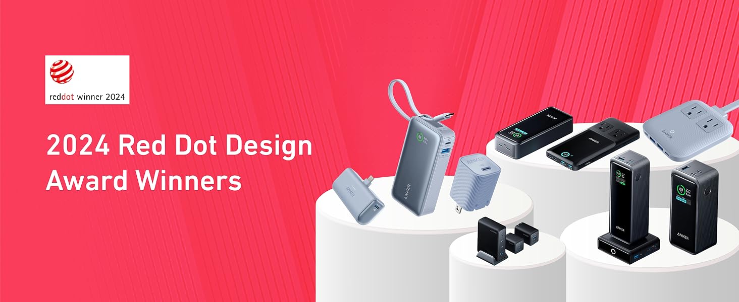 Anker Prime Charger 100W, 3 Ports, GaNPrime