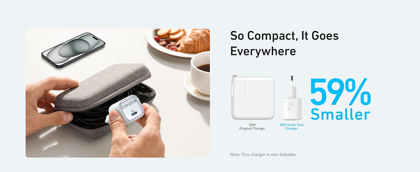 Anker Zolo Charger 30W, PD 3.0