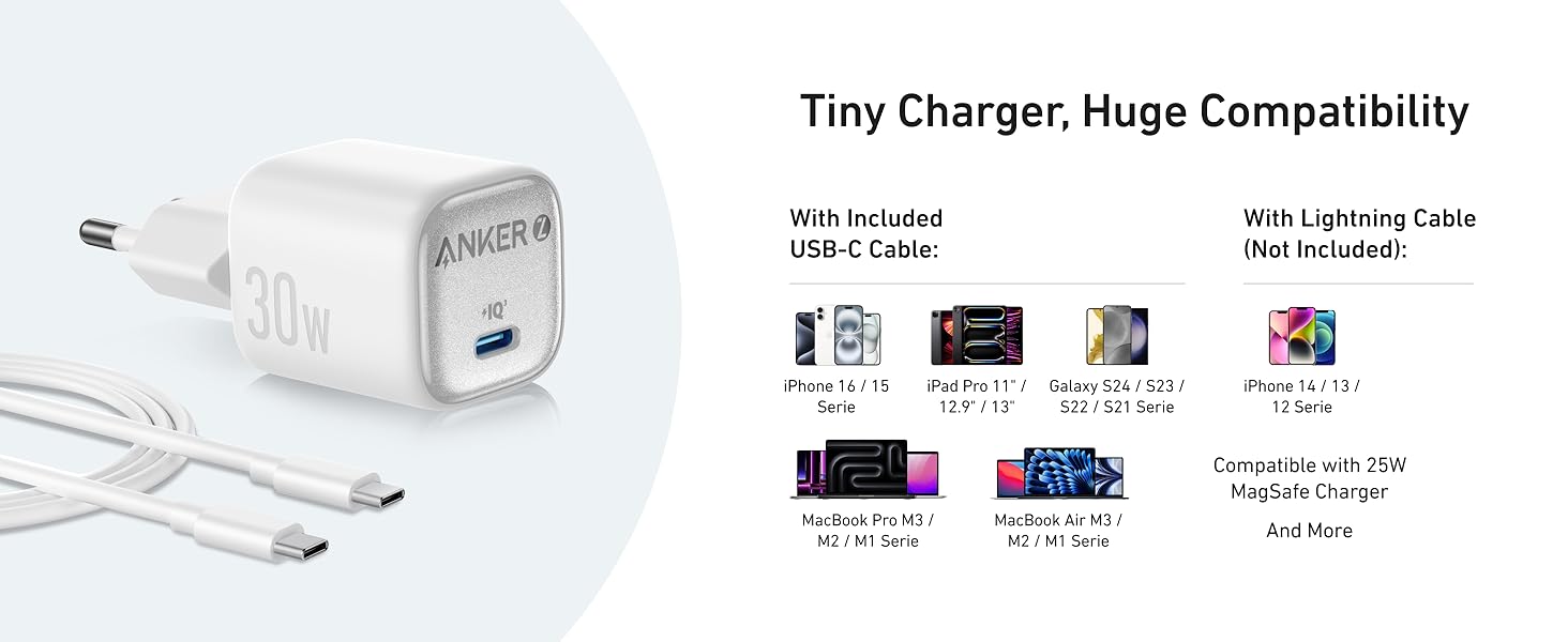 Anker Zolo Charger 30W, PD 3.0