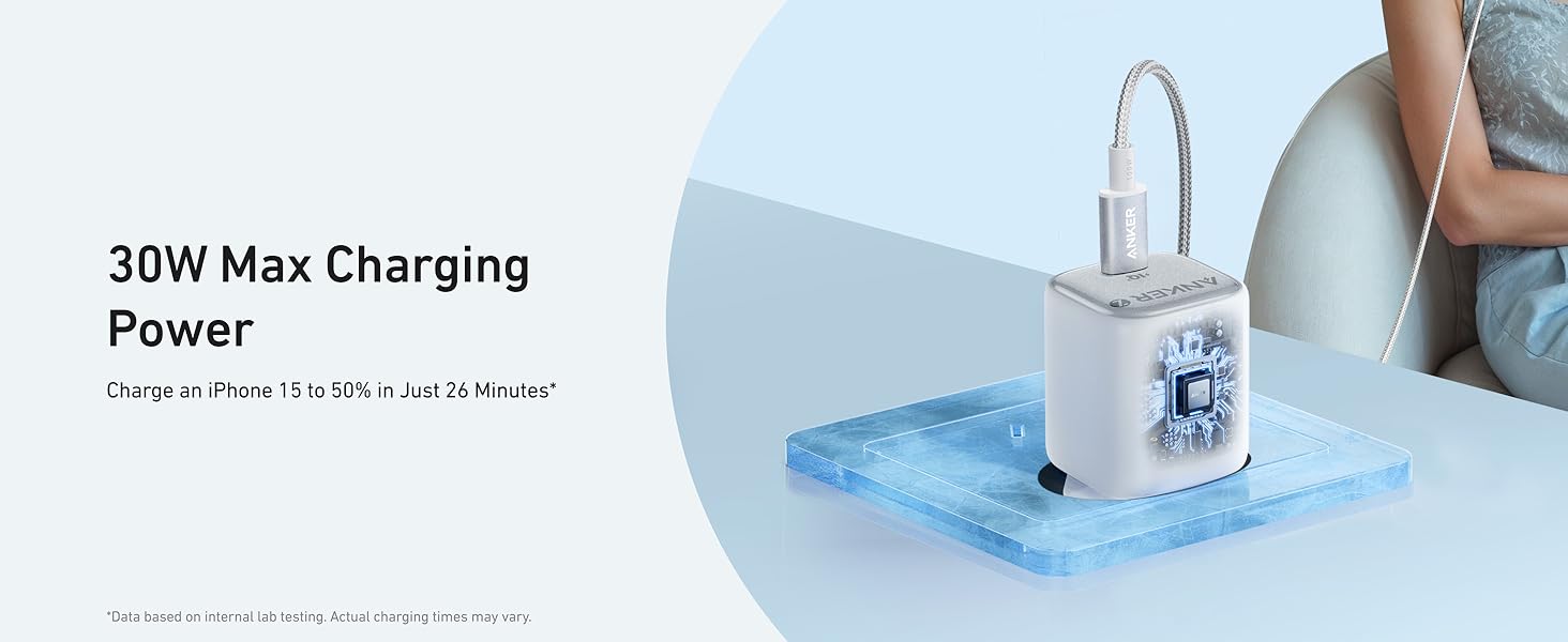 Anker Zolo Charger 30W, PD 3.0