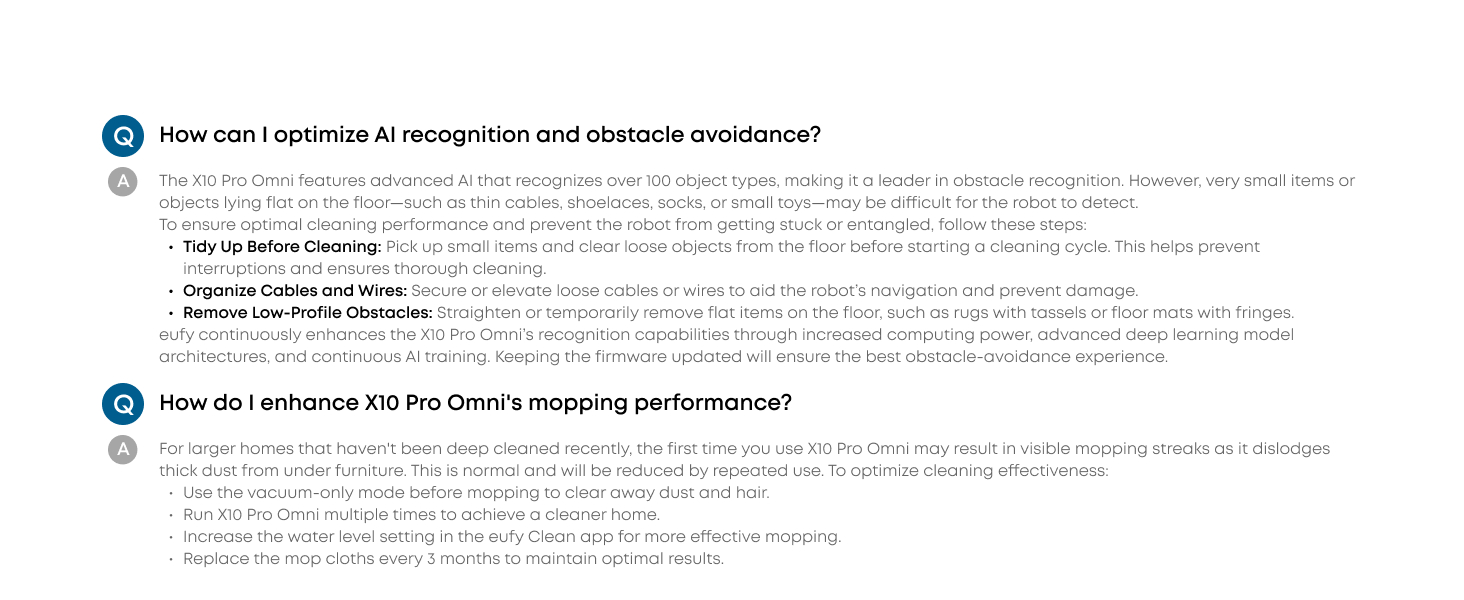 eufy X10 Pro Omni Robot Vacuum