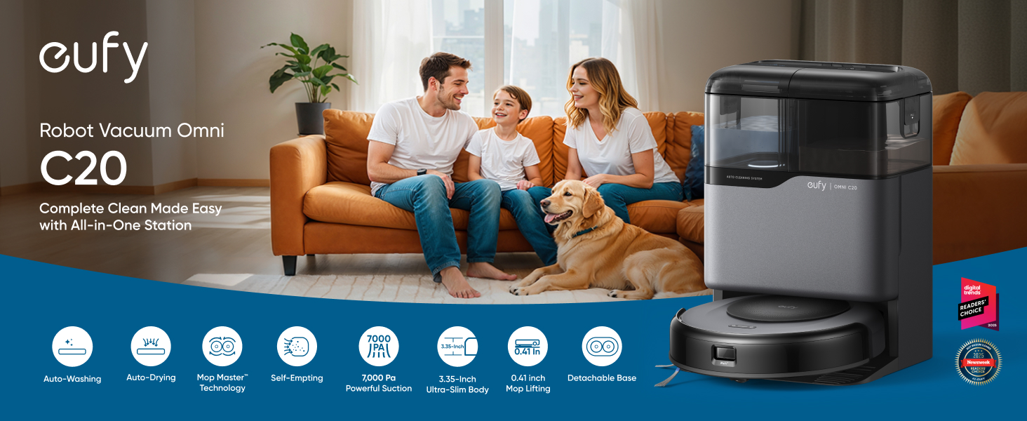 eufy Robot Vacuum Omni C20