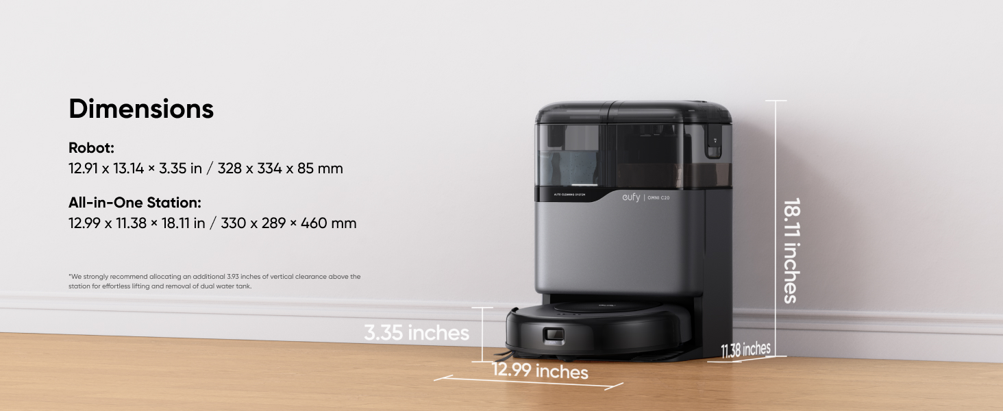 eufy Robot Vacuum Omni C20