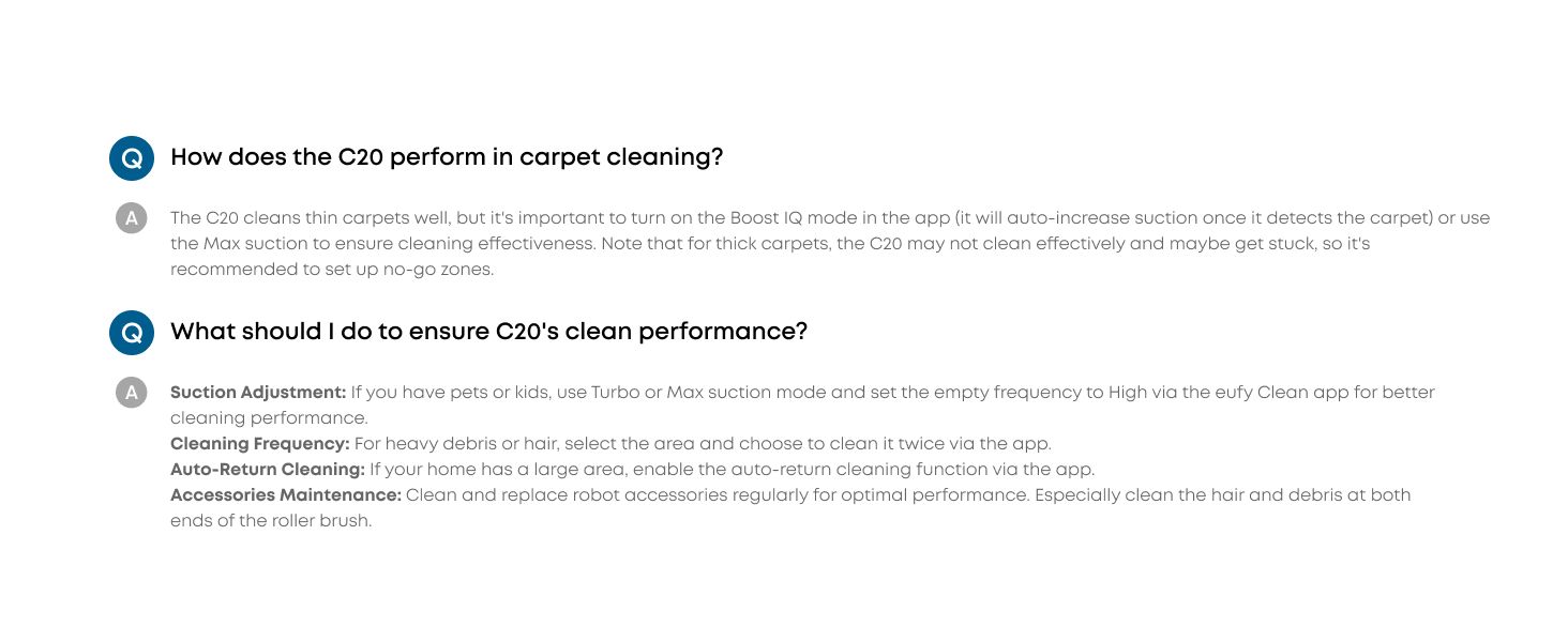 eufy Robot Vacuum Omni C20