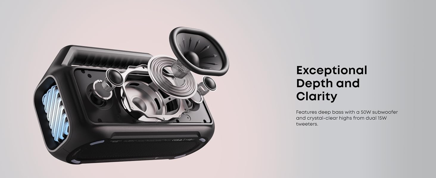 Soundcore Boom 2 80W 2.1 prenosivi bluetooth IPX7 zvučnik