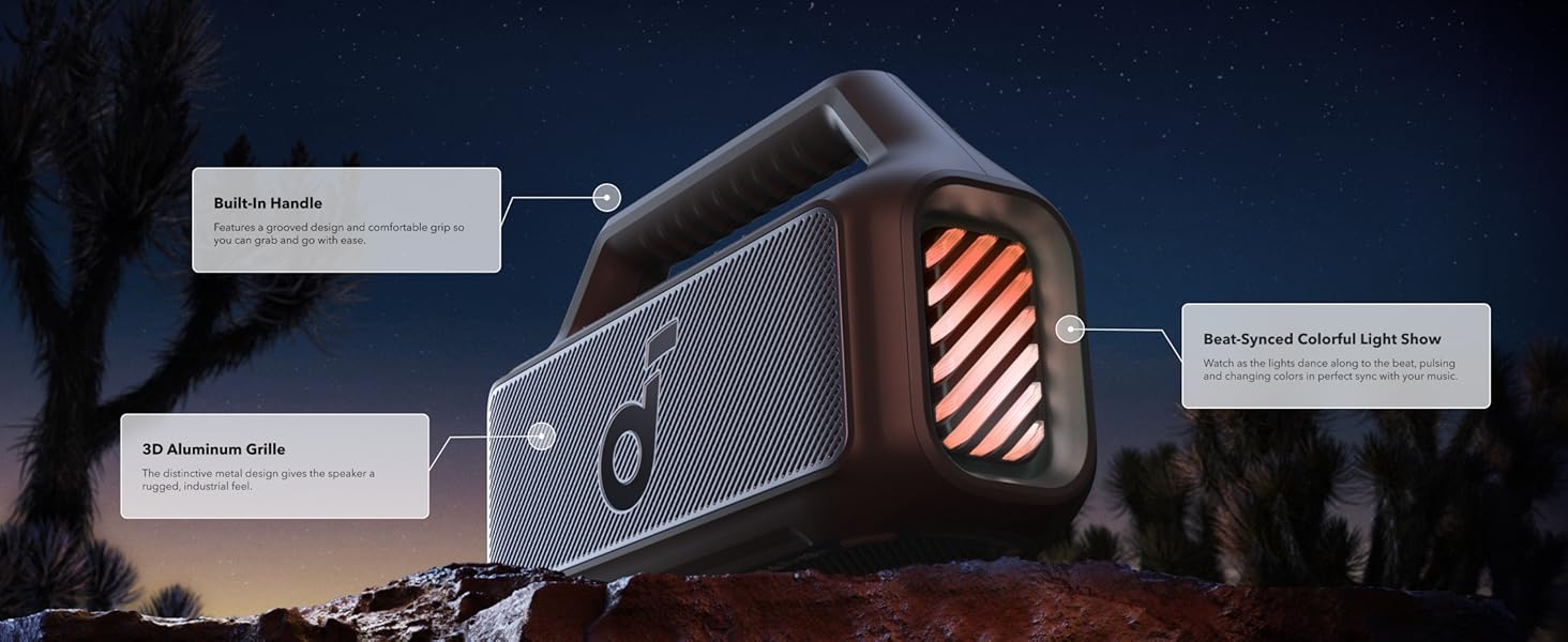 Soundcore Boom 2 80W 2.1 prenosivi bluetooth IPX7 zvučnik