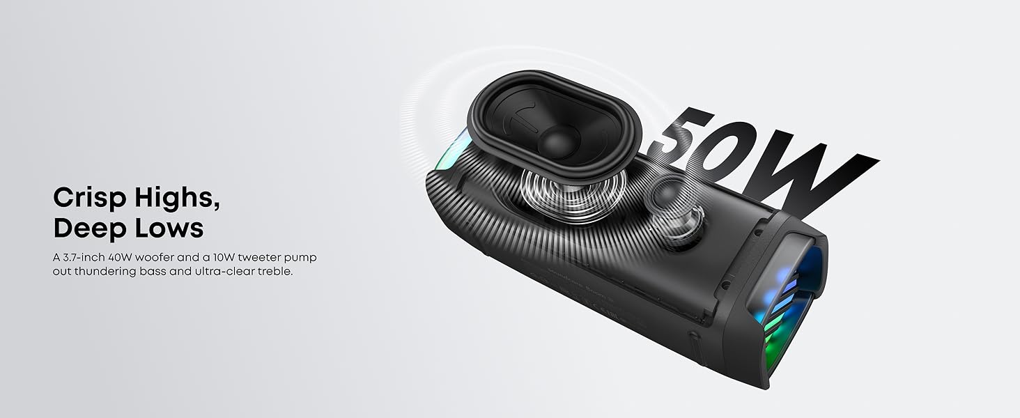 Soundcore Boom 3i 50W prenosni bluetooth IP68 zvučnik