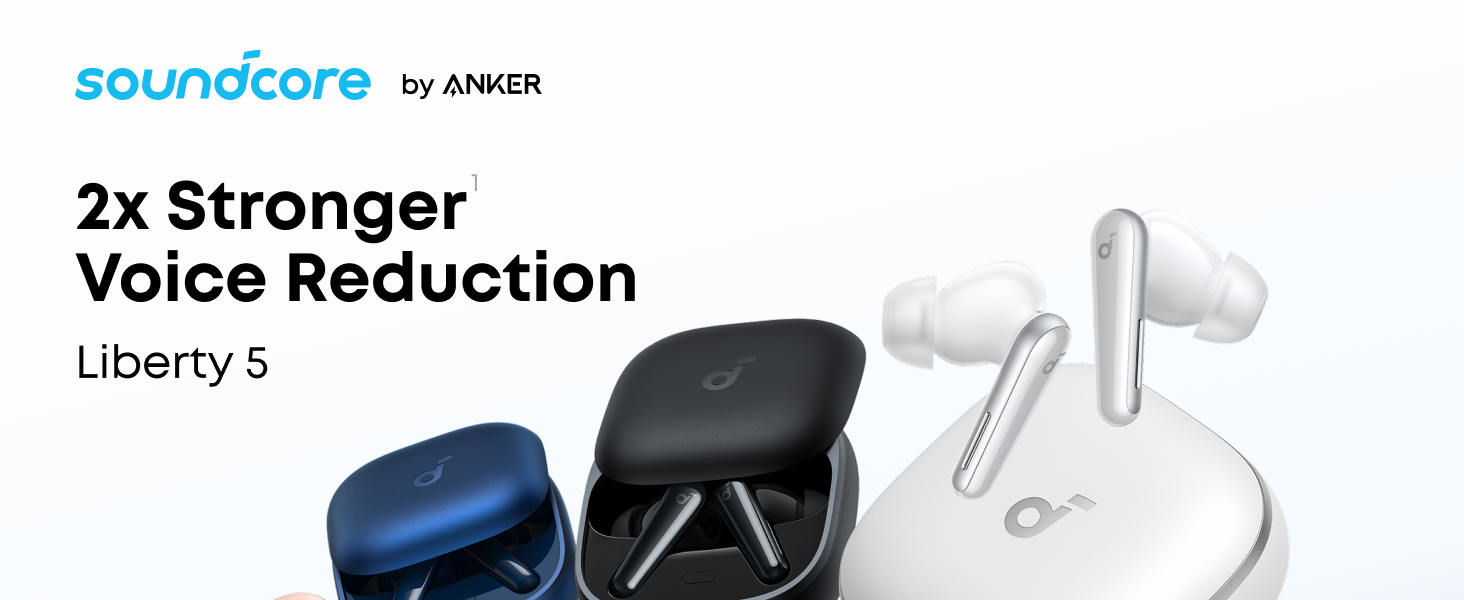 Soundcore Liberty 5 TWS ANC BT bubice sa mikrofonom