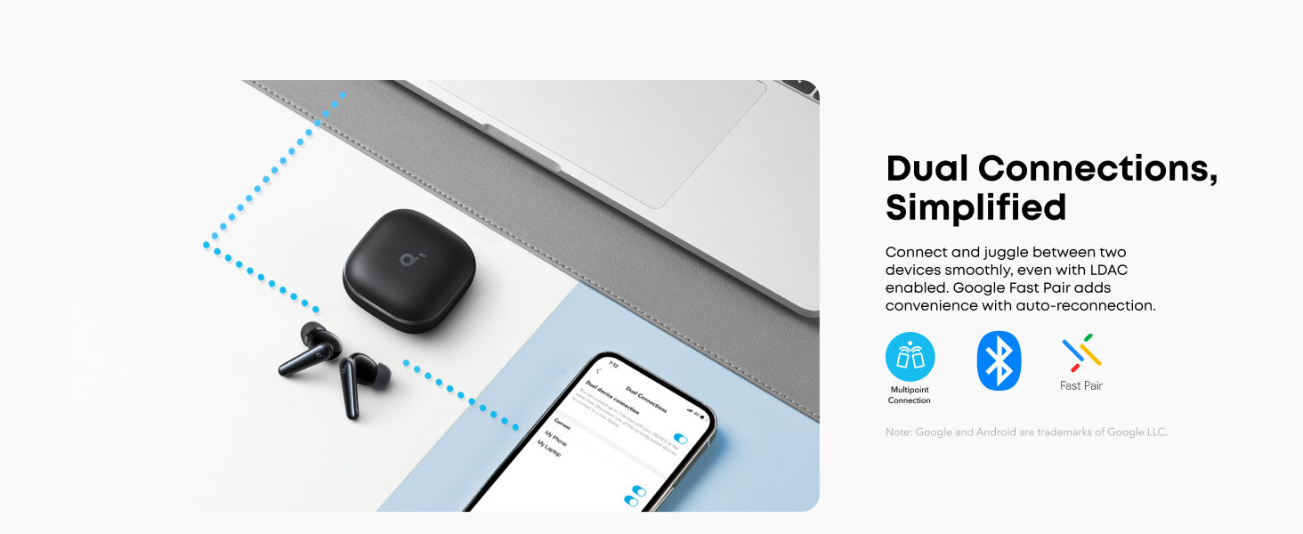 Soundcore Liberty 5 TWS ANC BT bubice sa mikrofonom