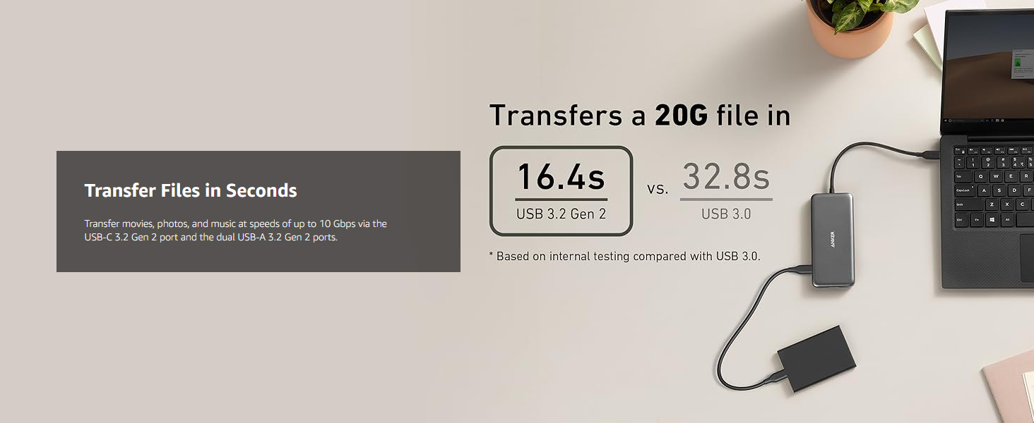 Anker USB-C Data Hub 8u1 10Gbps