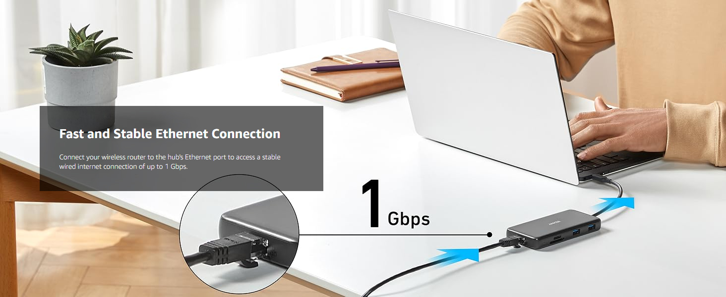 Anker USB-C Data Hub 8u1 10Gbps