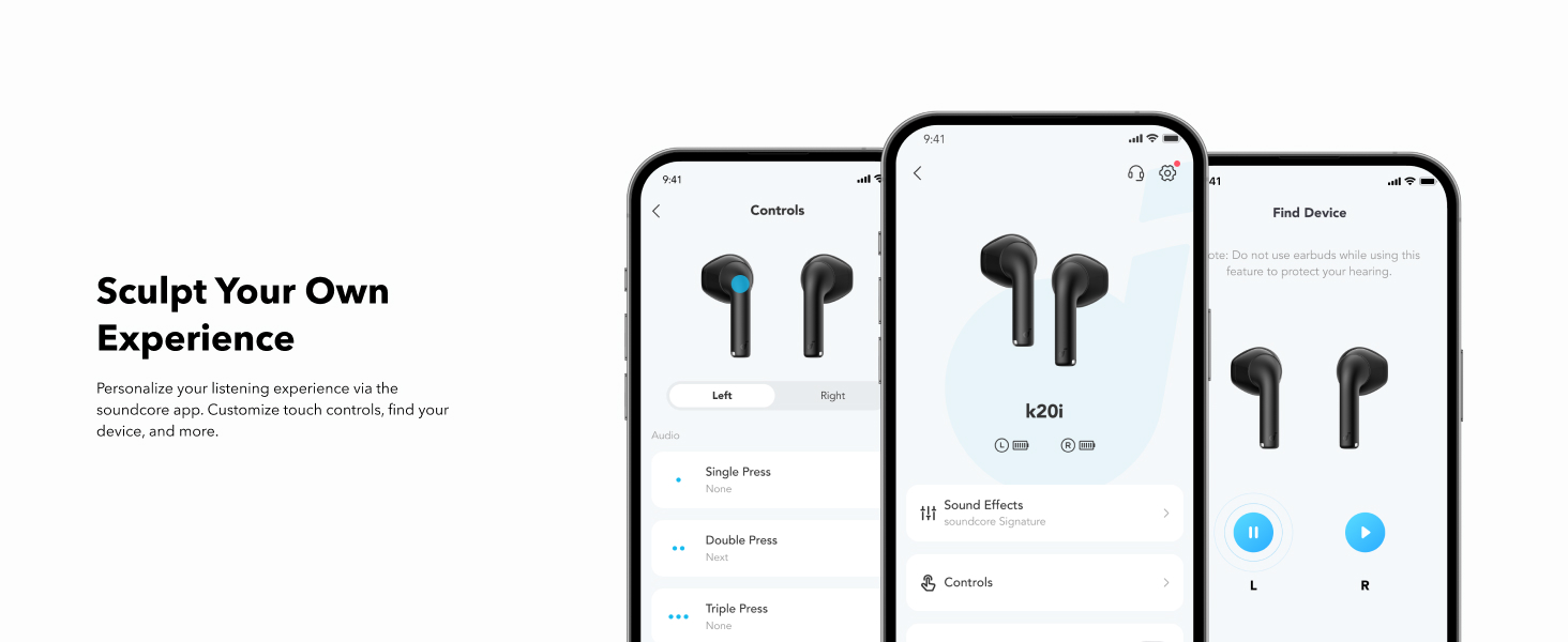 Soundcore K20i TWS BT bubice sa mikrofonom