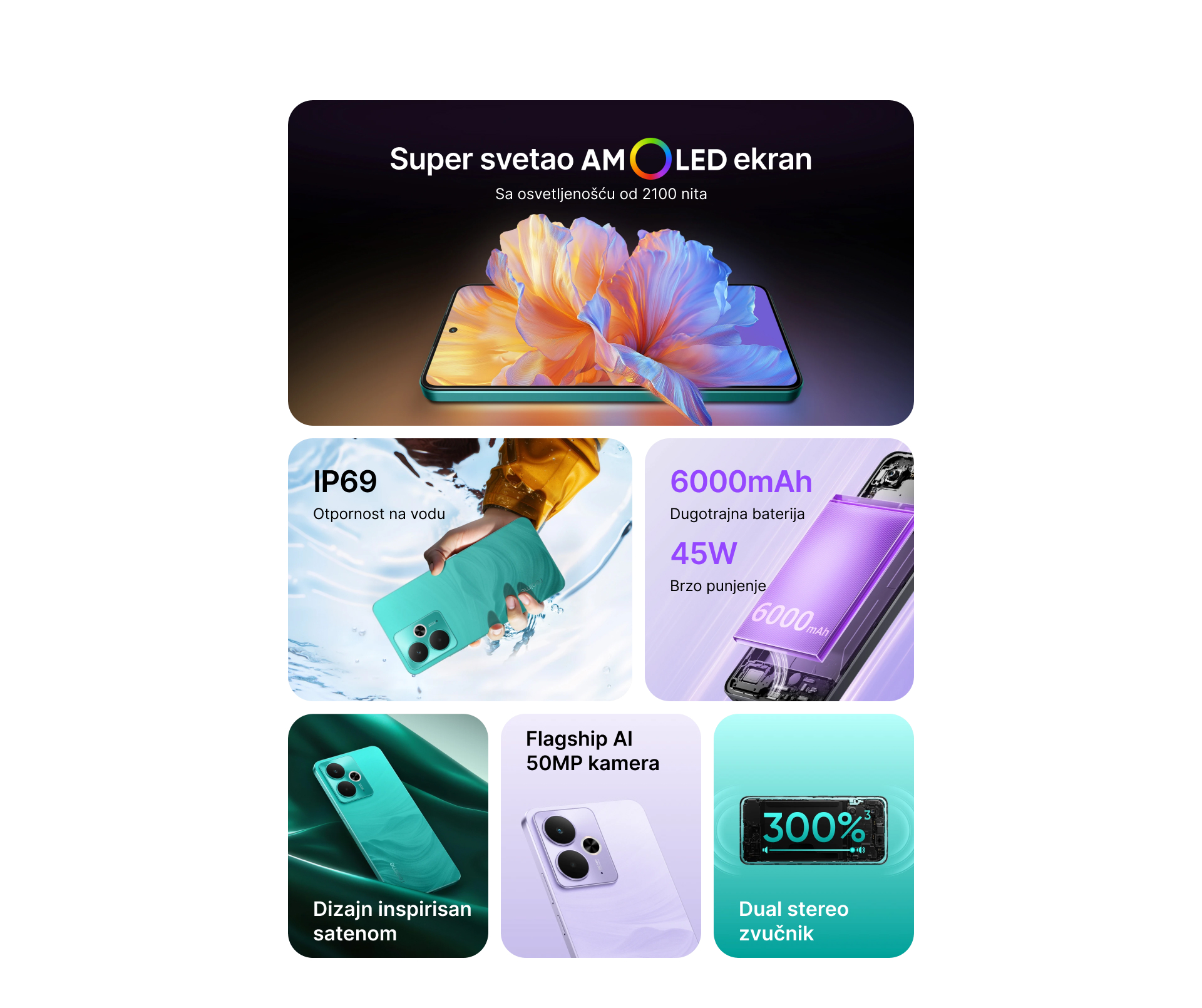 realme 14T mobilni telefon