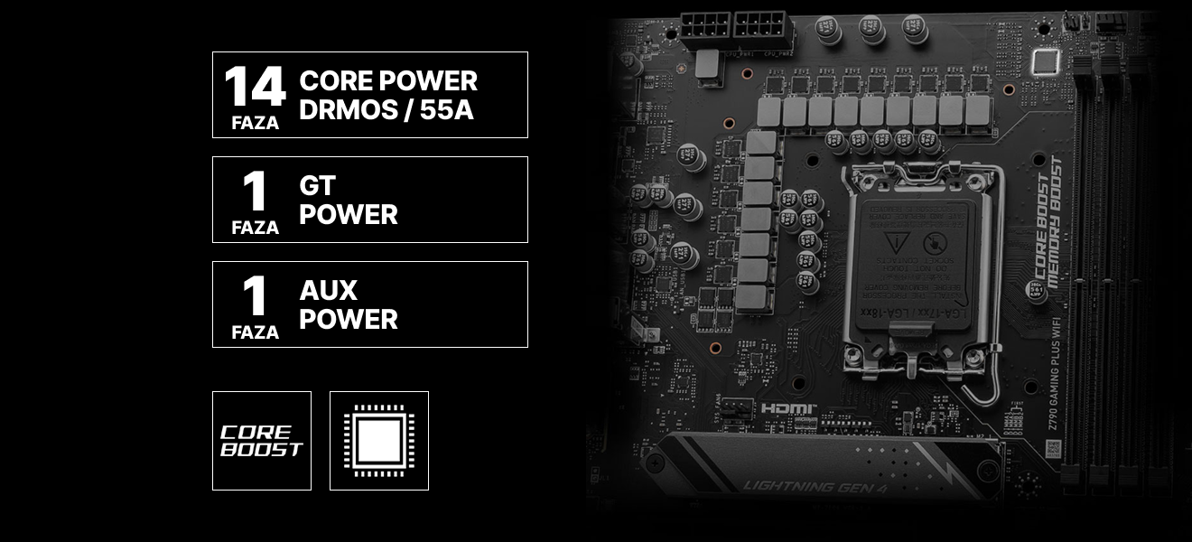 MSI Z790 GAMING PLUS WIFI matična ploča