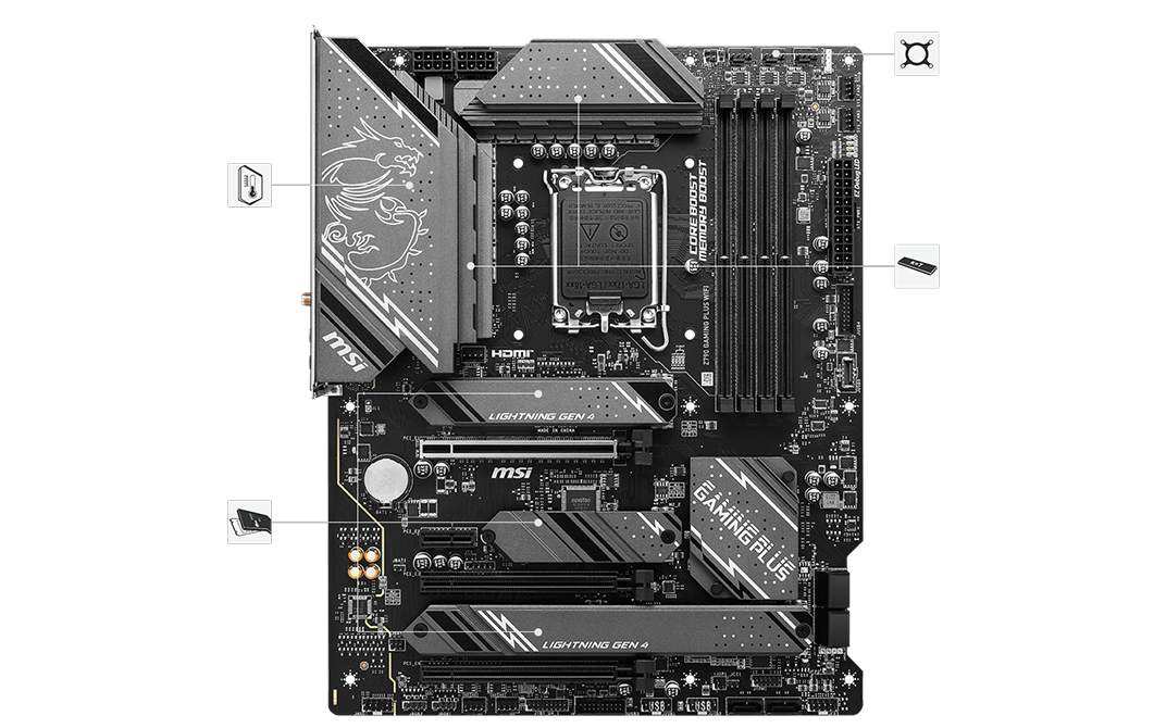 MSI Z790 GAMING PLUS WIFI matična ploča