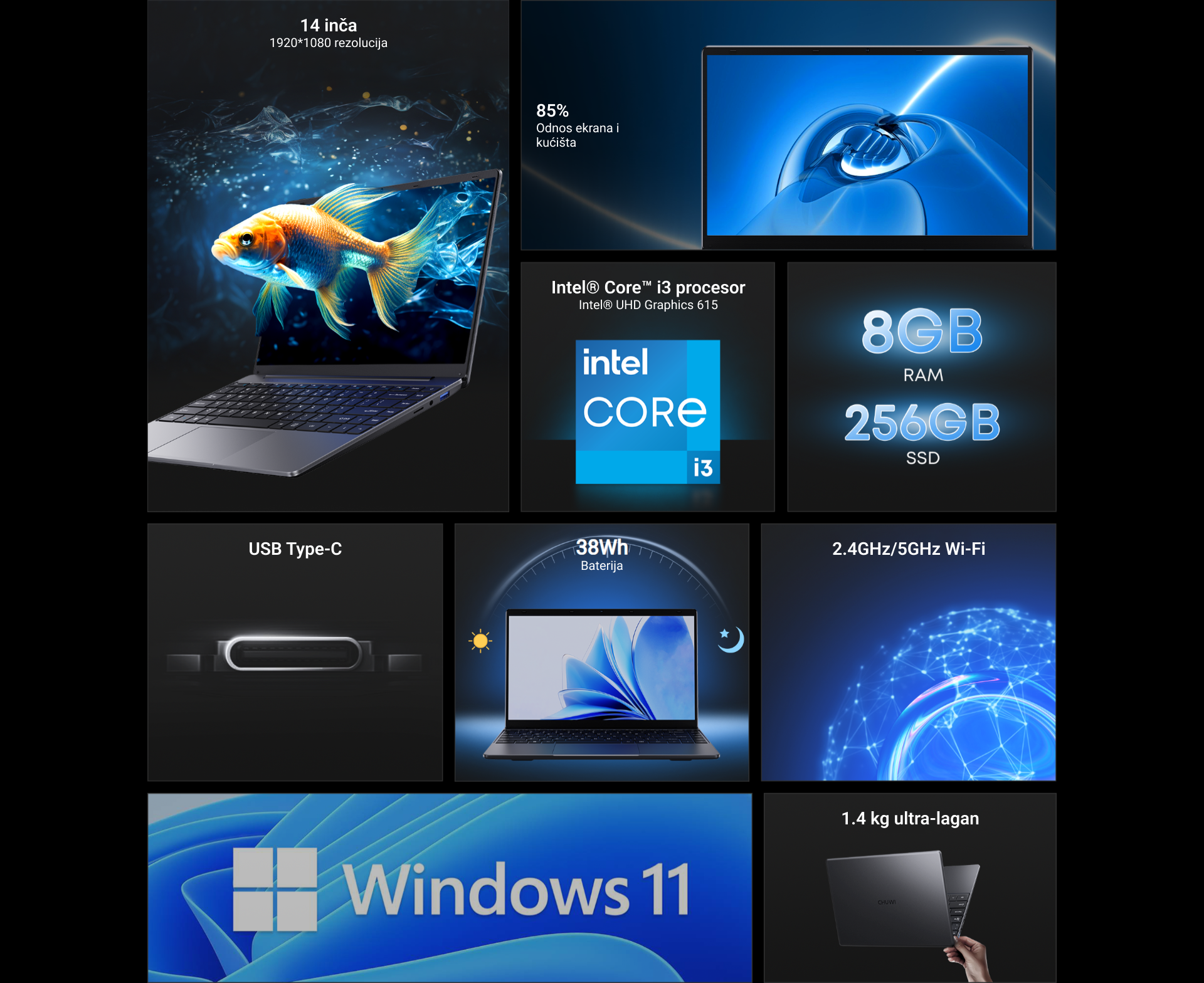 CHUWI CoreBook i3 laptop