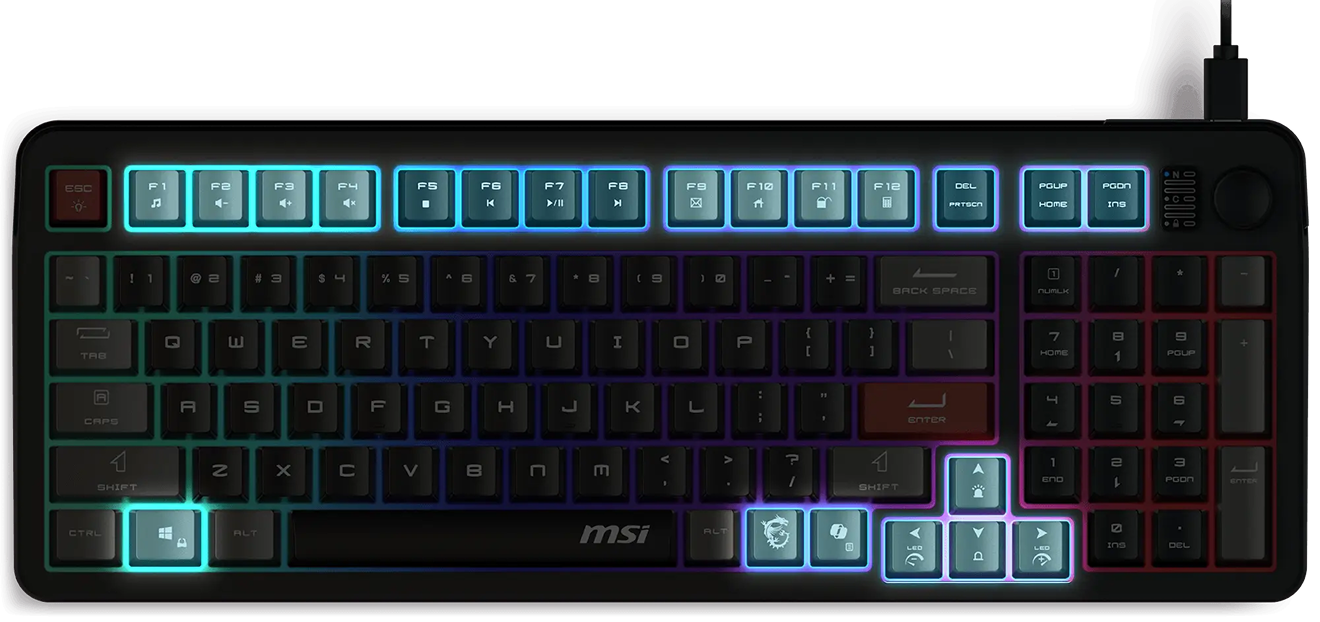 MSI FORGE GK110 US RGB tastatura