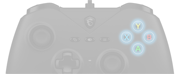 MSI FORCE GC200 crni gamepad