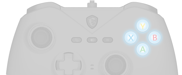 MSI FORCE GC200 crni gamepad