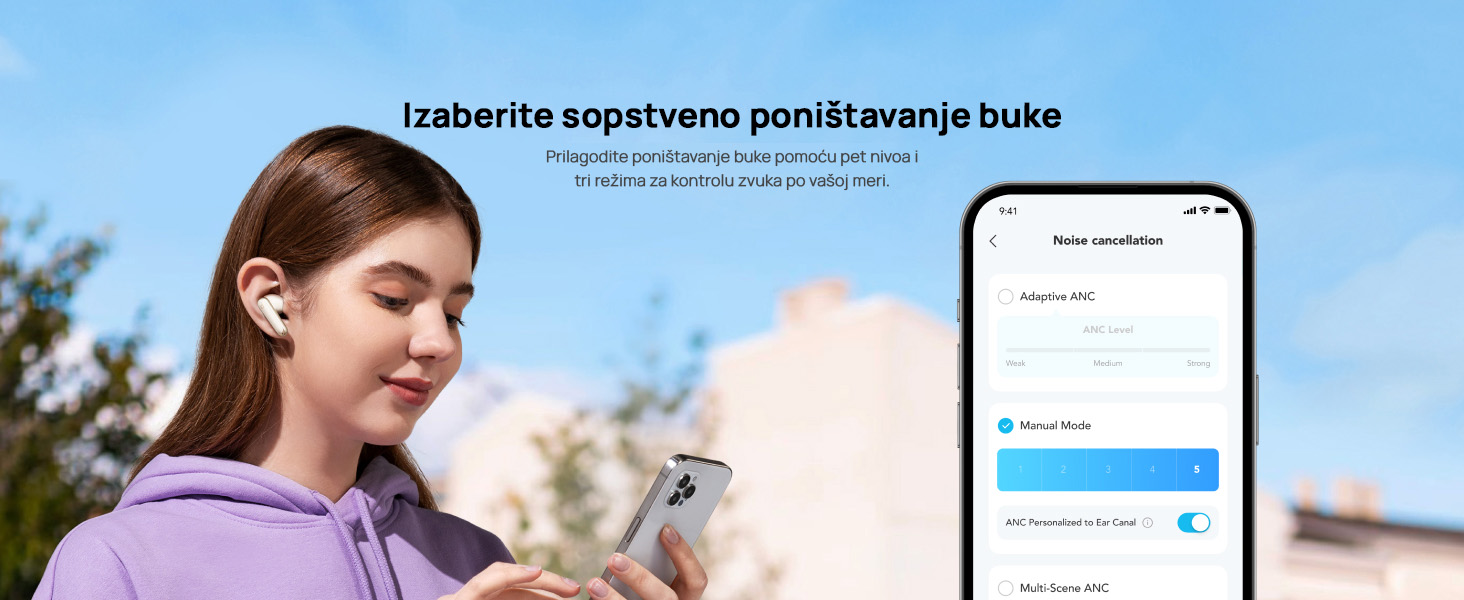 Anker Soundcore P40i TWS BT bubice sa mikrofonom